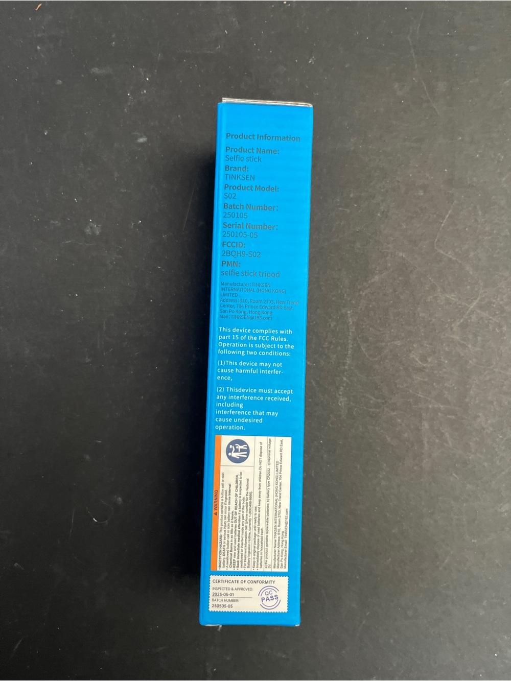 Remote Control Selfie Stick - Black - Picture 4 of 4